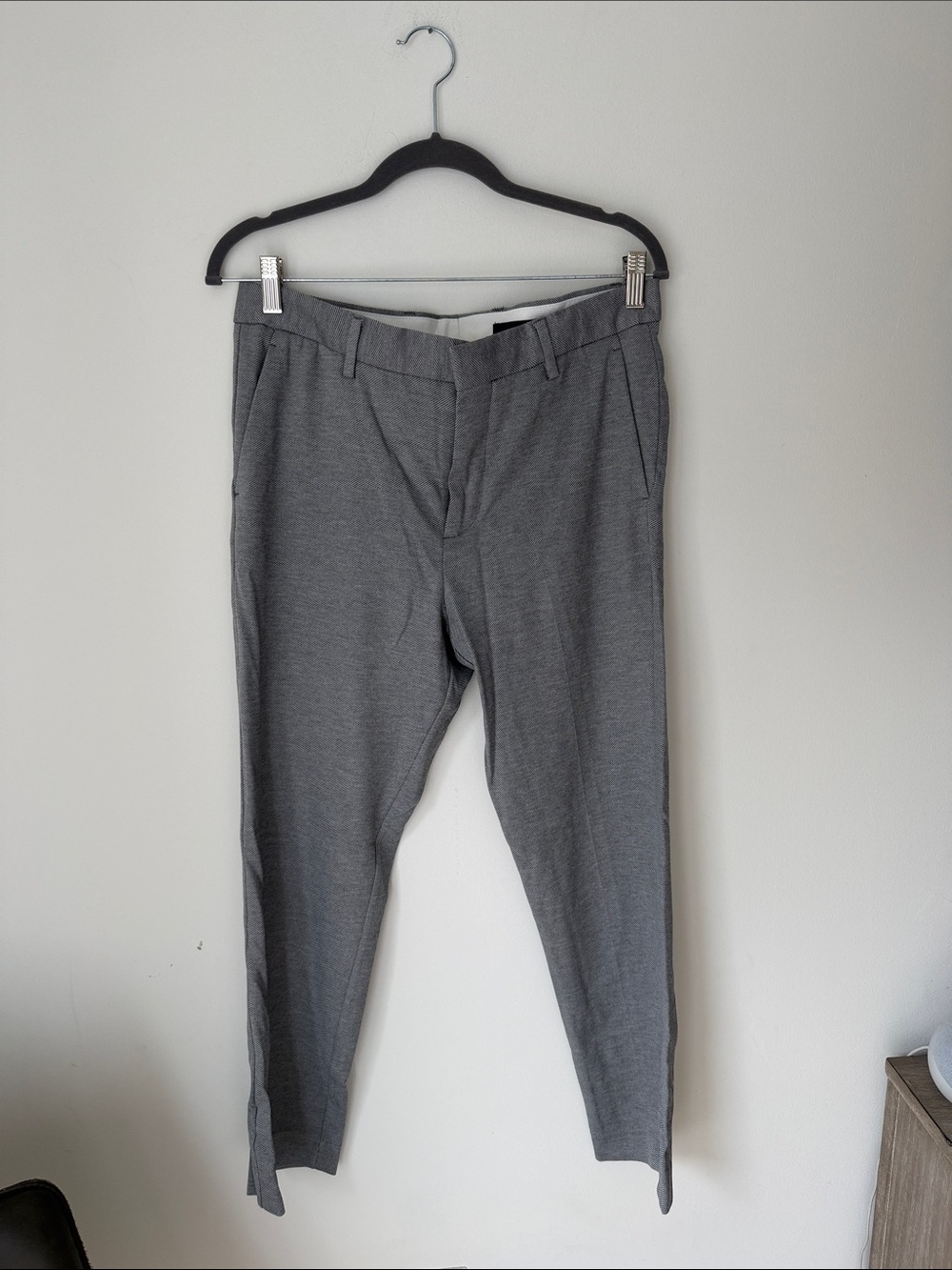 H&M Men's Gray Dress Pants - Slim Tailored Trousers